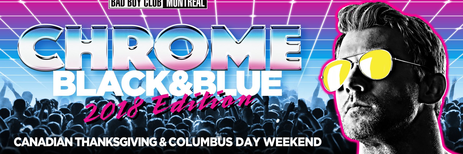 Black & Blue banner