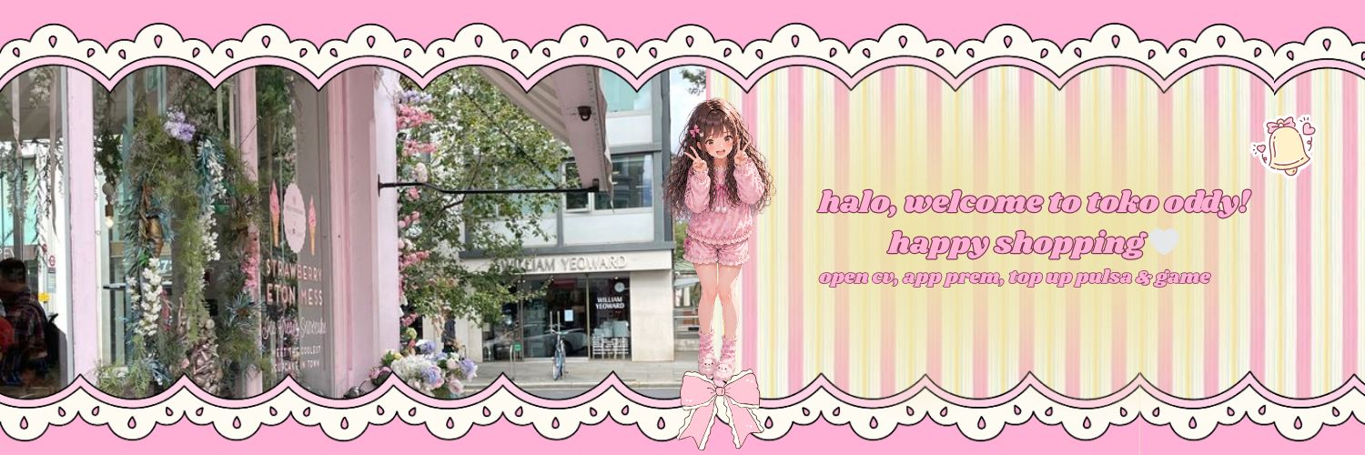 Toko Oddy | backup account banner