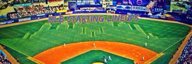 MLB Starting Lineups banner