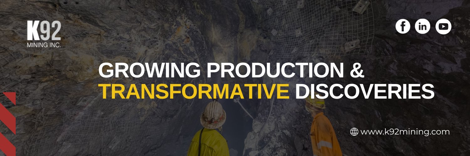 K92 Mining Inc. (KNT:TSX, KNTNF:OTCQX) banner