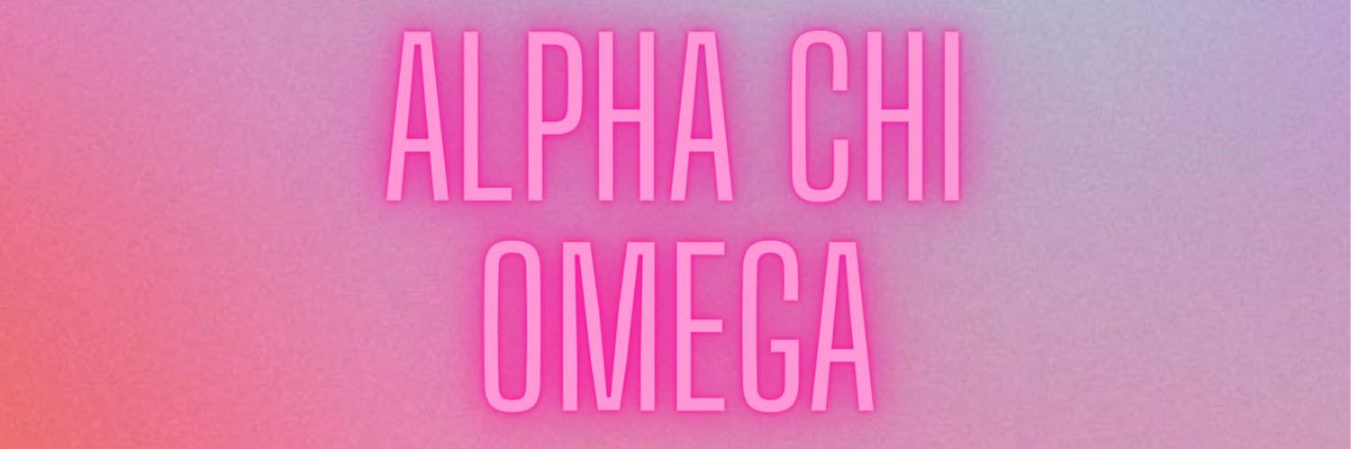 FGCU Alpha Chi Omega banner