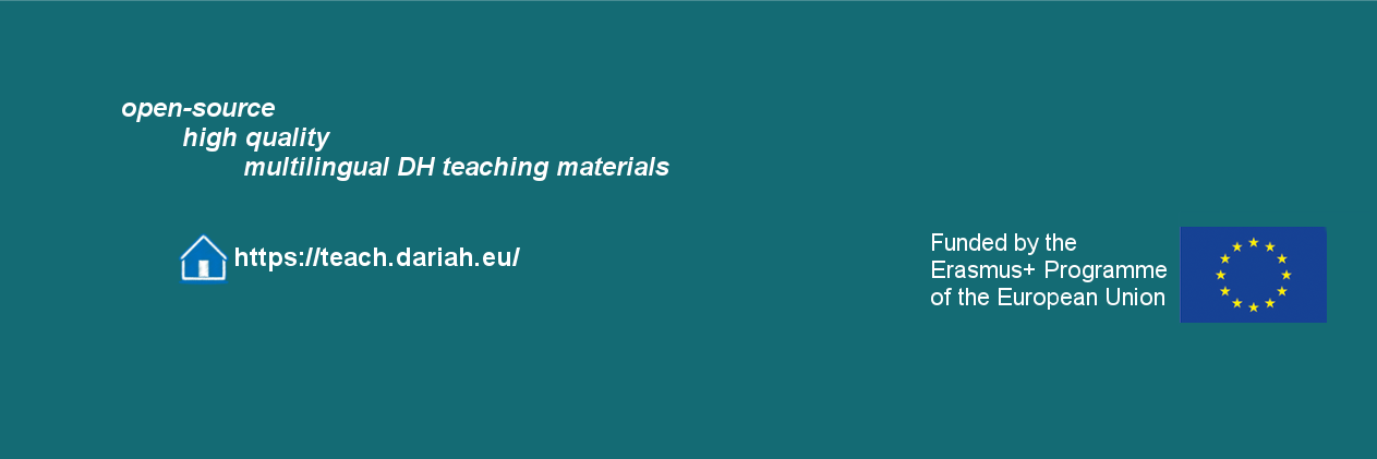 #dariahTeach banner