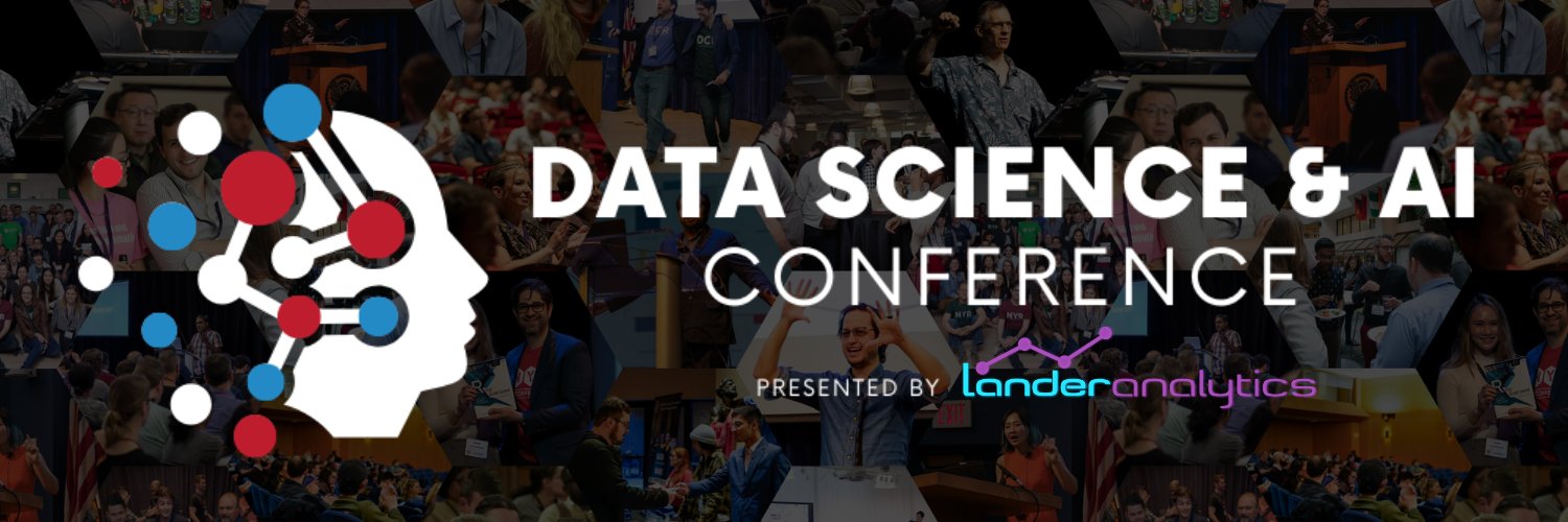 The Data Science & AI Conference banner