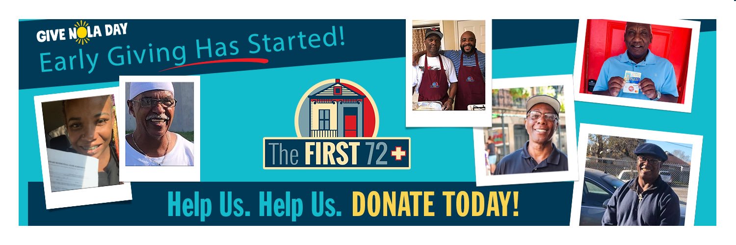 The First 72+ banner