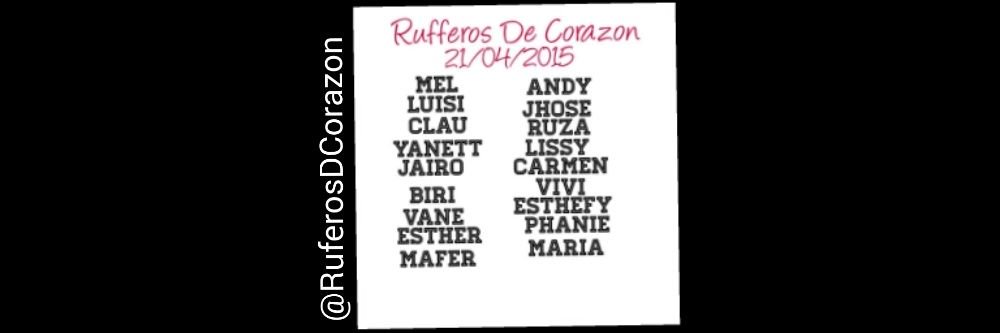 ruferosdcorazon's profile banner image