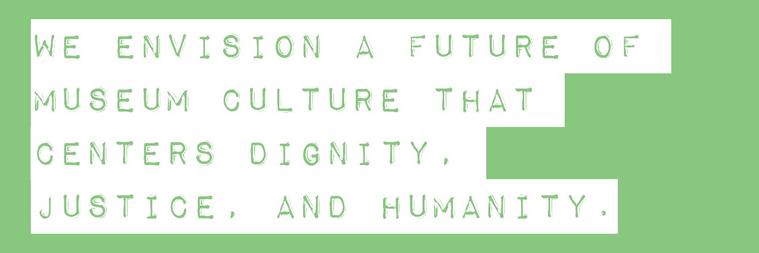 #MuseumWorkersSpeak banner