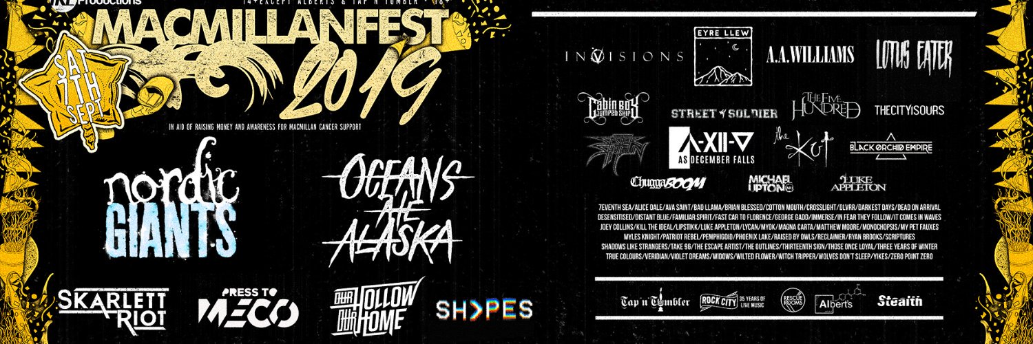 Macmillan Fest banner