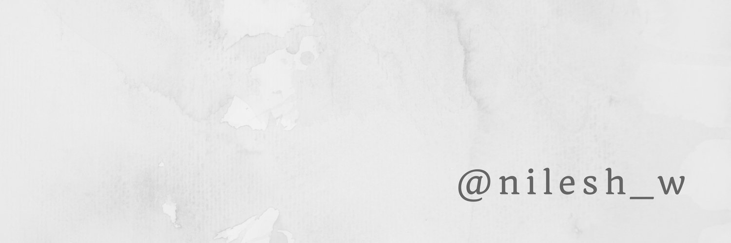 nilesh_w's profile banner image
