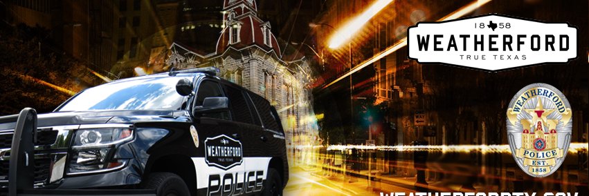WeatherfordTX PD banner
