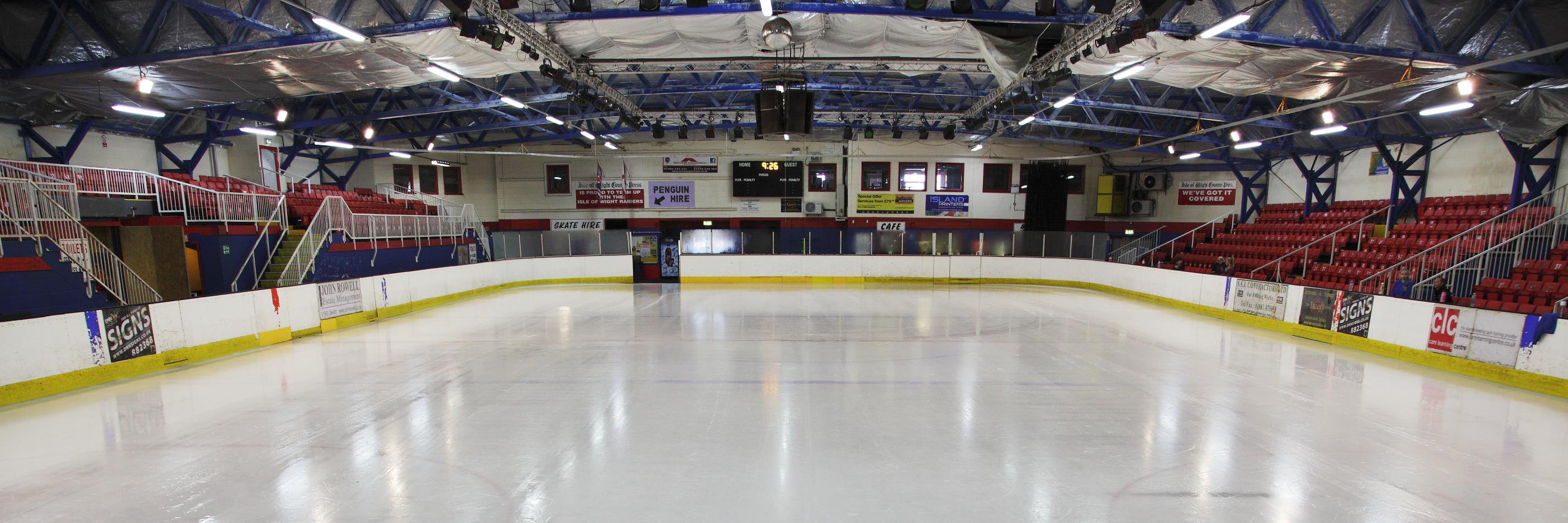 Ryde Arena banner