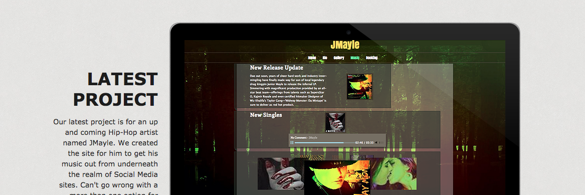 Monument Press banner