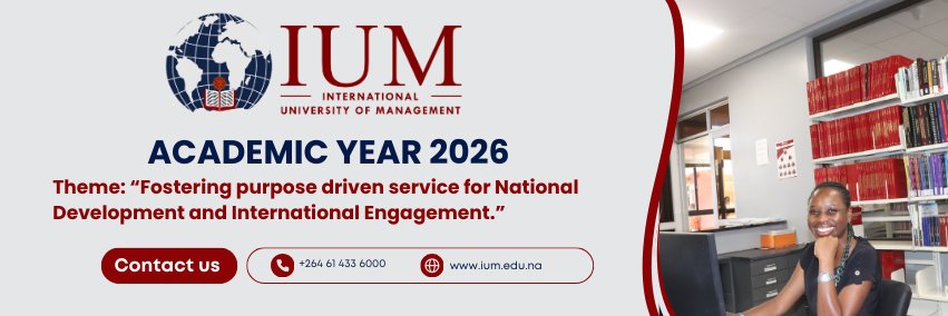 International University of Management banner
