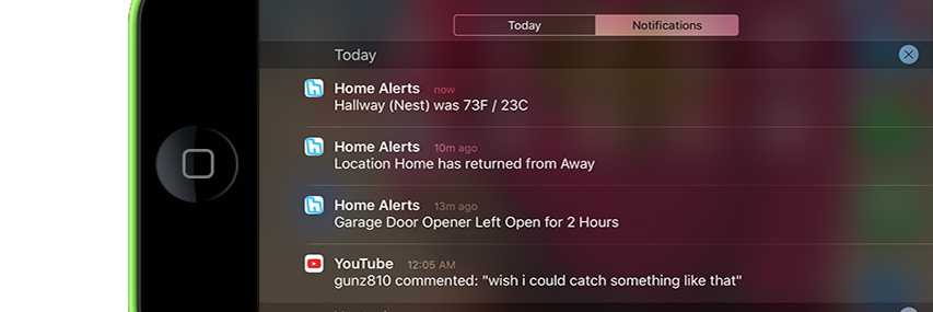 Home Alerts banner