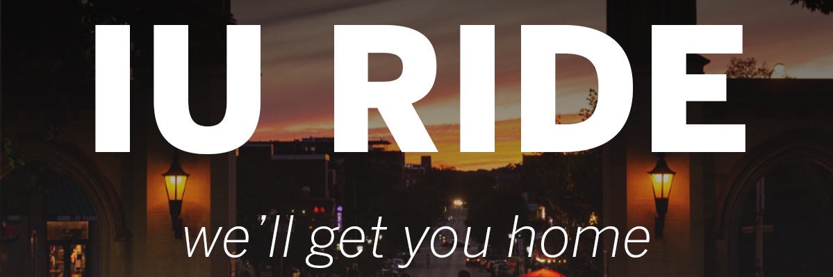 IU Ride banner