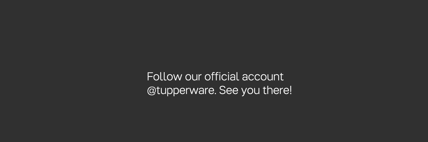 Tupperware US & CA banner