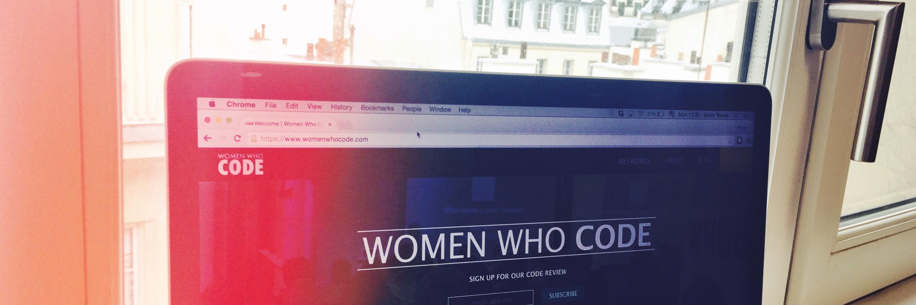 Women Who Code Paris banner