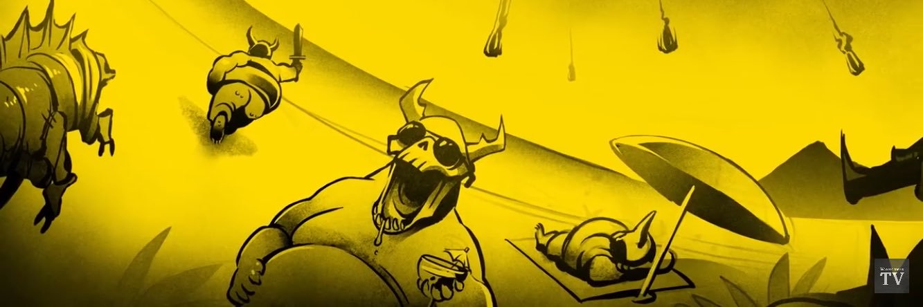 Sprueless banner