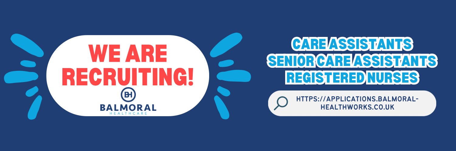 Balmoral Healthcare 💙 #No1Agency #agencythatcares banner