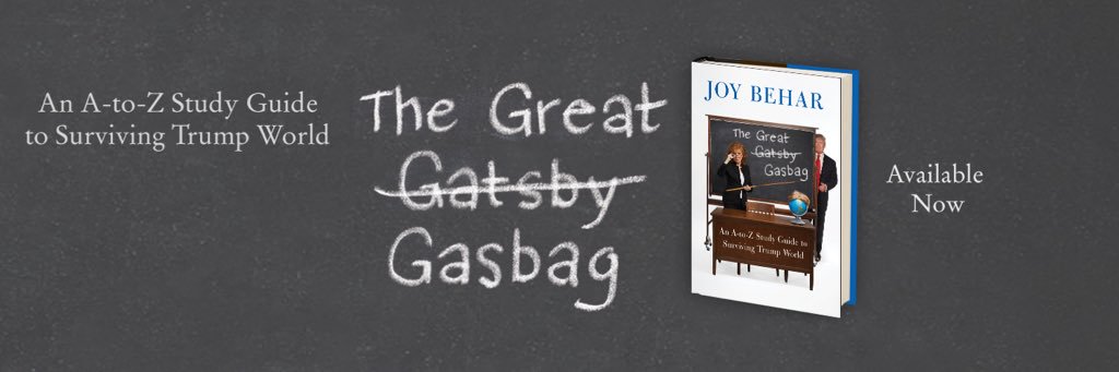 Joy Behar's banner