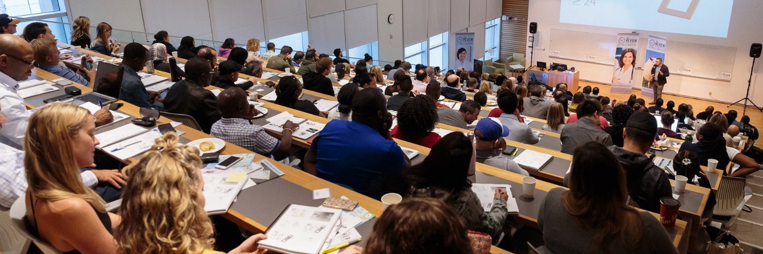 The Review Course banner