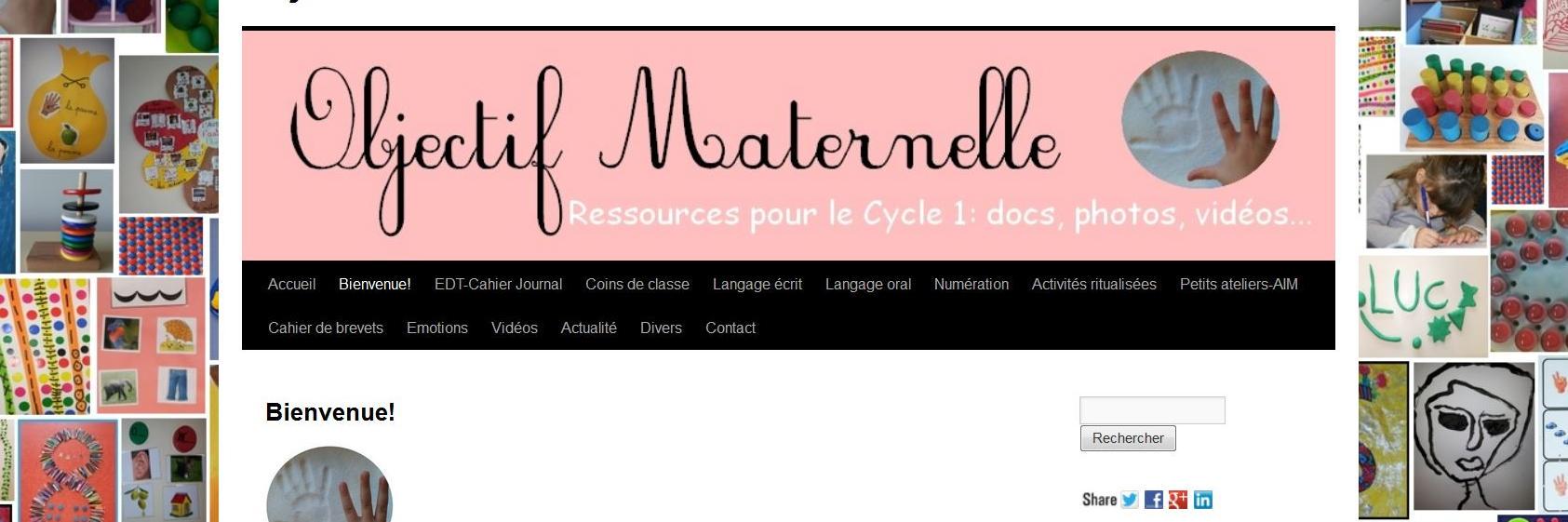 Objectif Maternelle banner