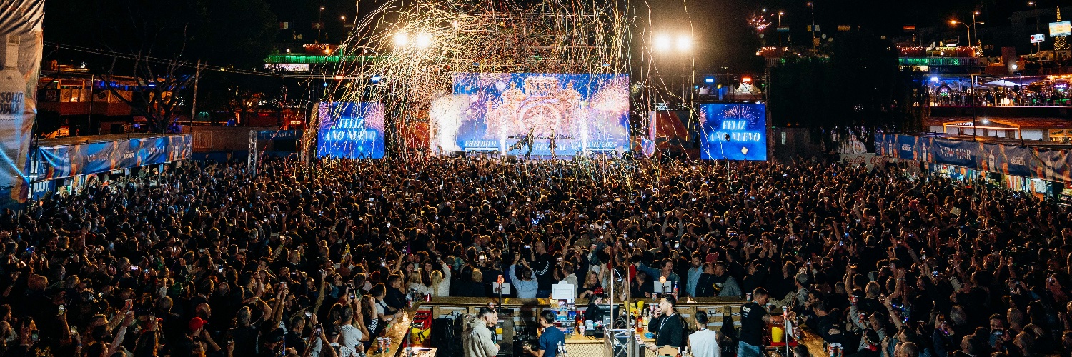 Freedom New Year Festival banner