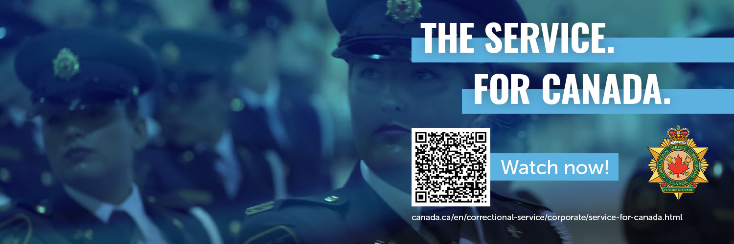 Correctional Service's banner
