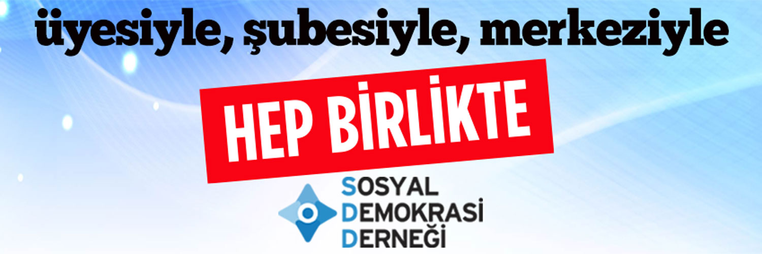 Sosyal Demokrasi Derneği banner