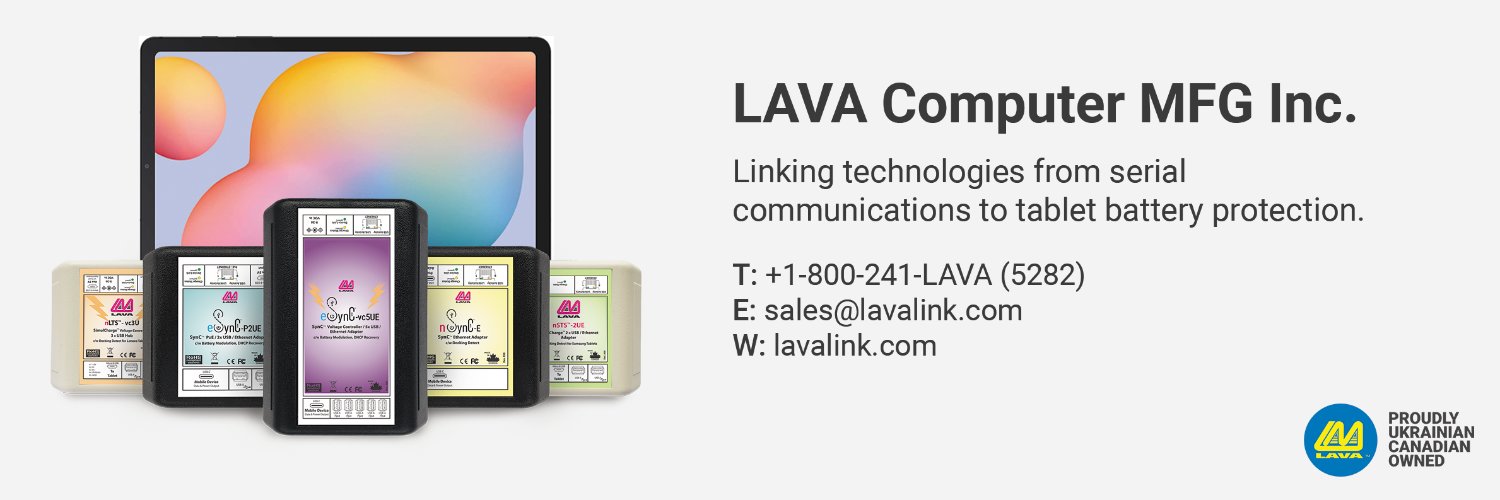 LAVA Computer MFG banner
