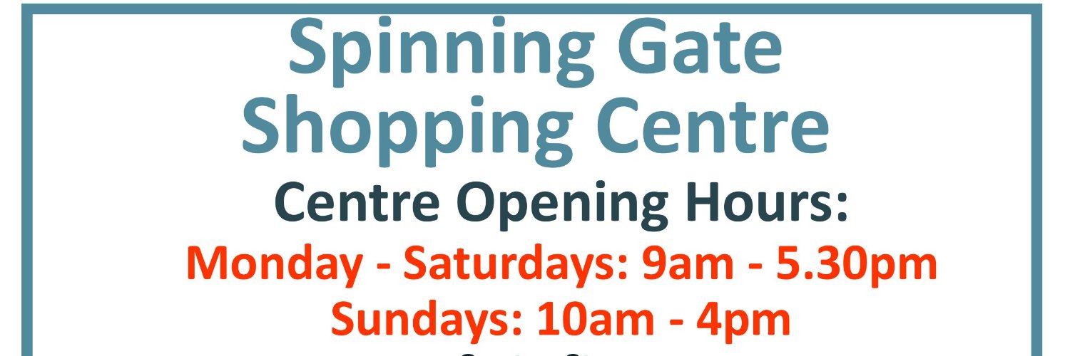 Spinning Gate Shopping Centre banner