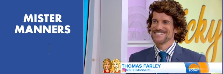 Thomas Farley, America's Trusted Etiquette Expert banner