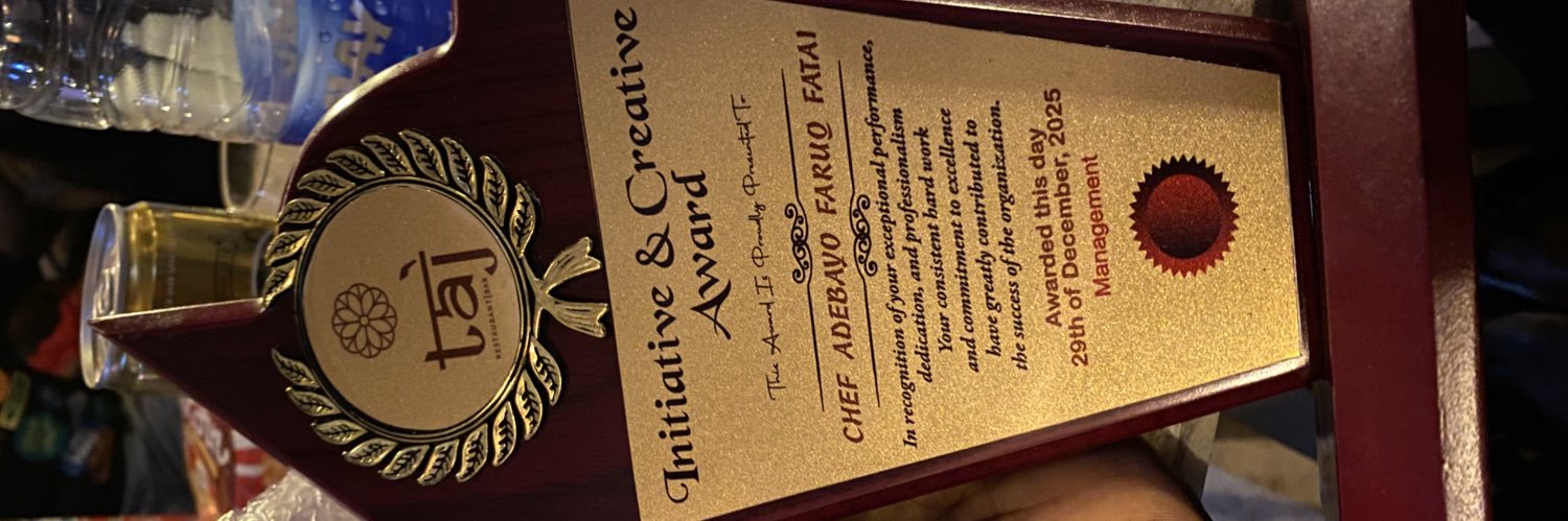 it’s your fav Chef Ade👨‍🍳 banner