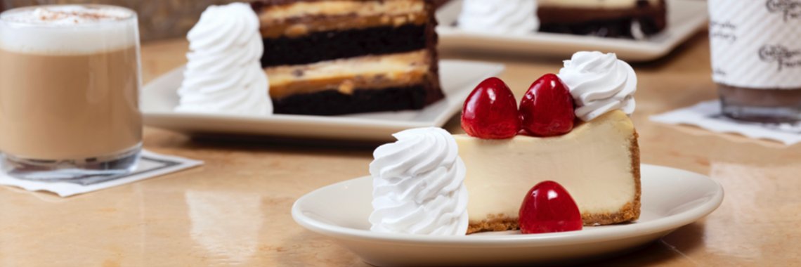 The Cheesecake Factory 🍰 banner