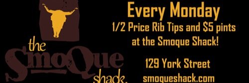 The SmoQue Shack banner