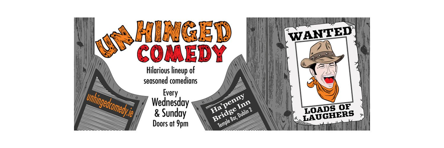 Unhinged Comedy Club banner