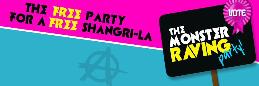 Monster Raving Party banner
