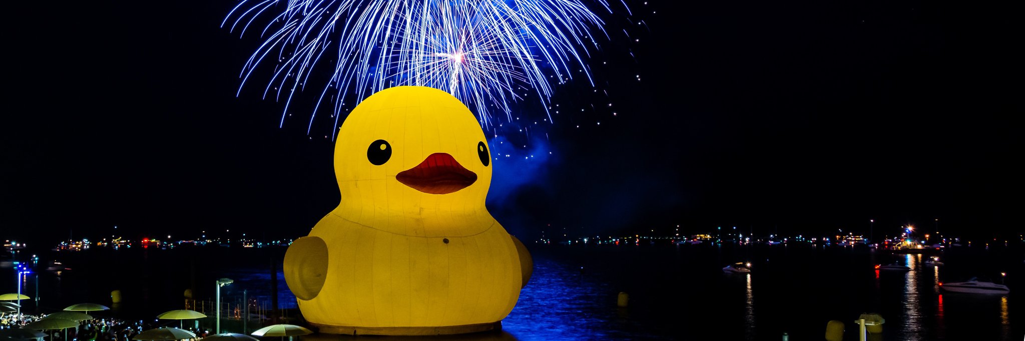 World's Largest Rubber Duck banner