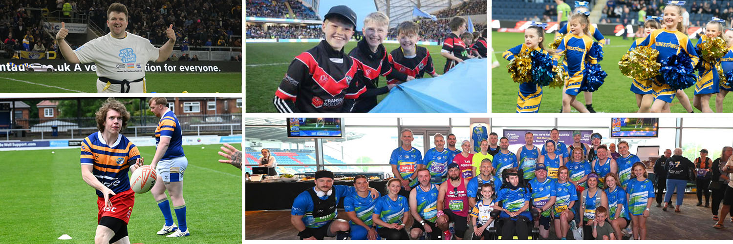 Leeds Rhinos Foundation's banner