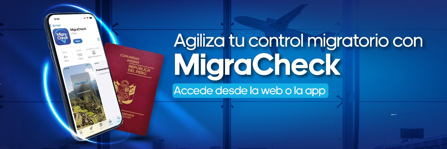 Migraciones Perú's banner