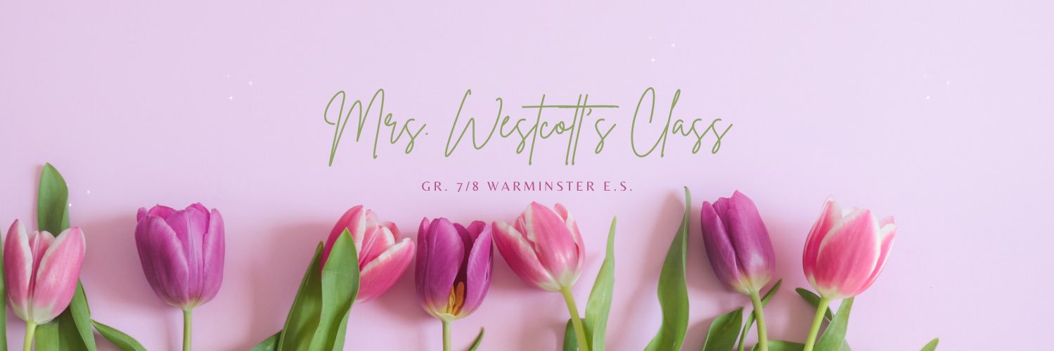 Mrs.Westcott's Class banner