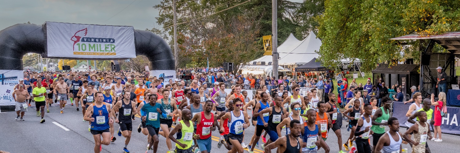 Virginia 10 Miler banner