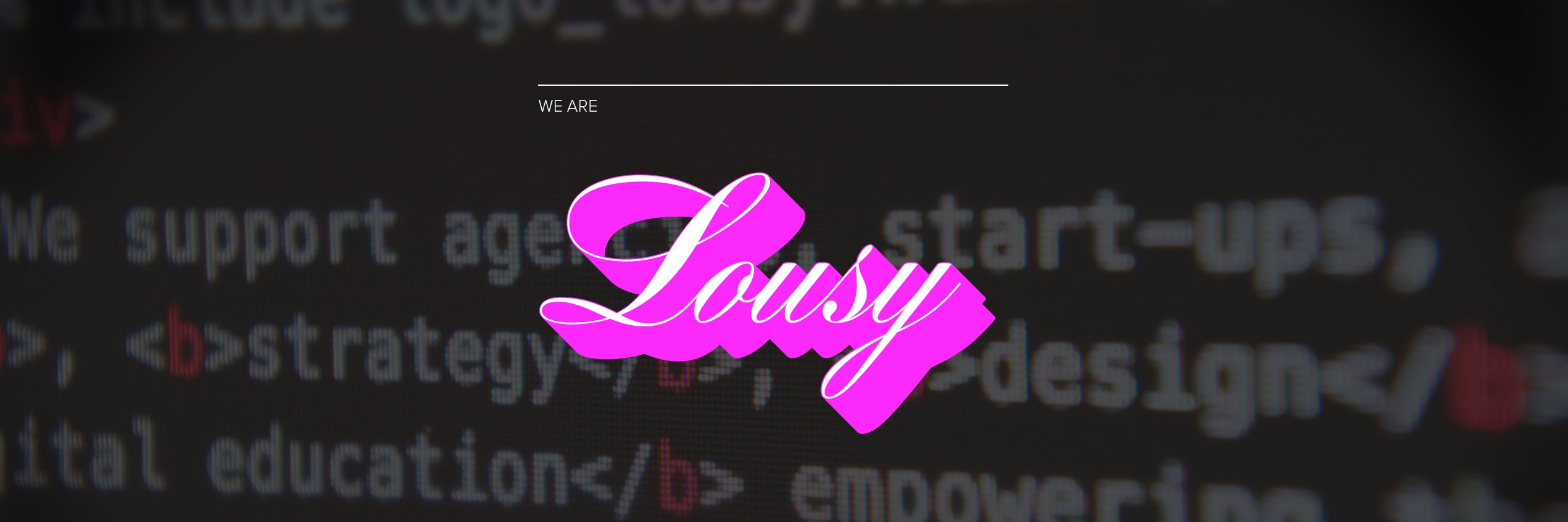 wearelousy's profile banner image