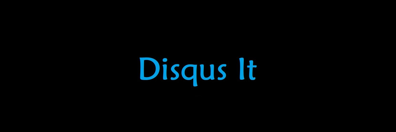 Disqus It banner