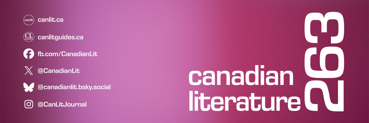 Canadian Literature banner