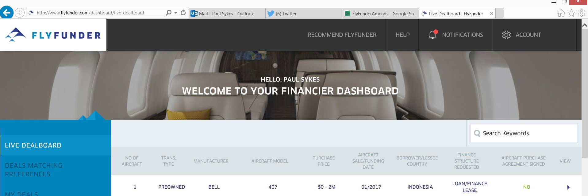 flyfunder's profile banner image