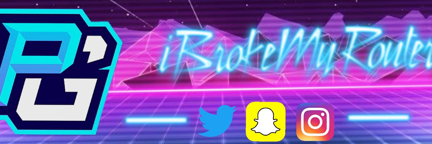 iBrokeMyRouter's profile banner image