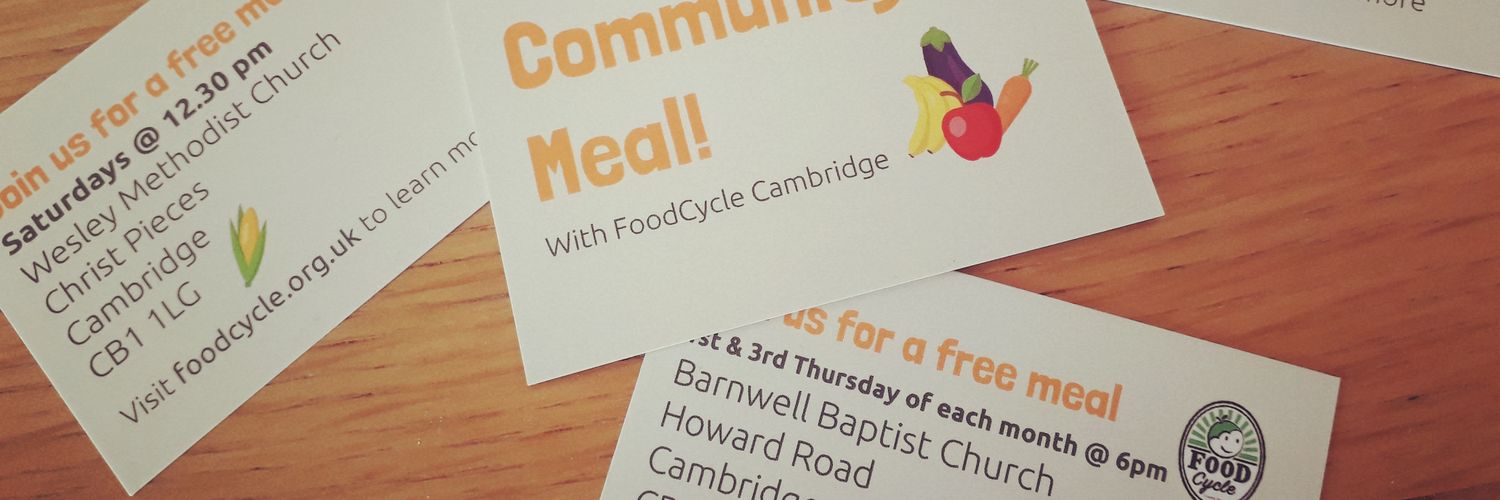 FoodCycle Cambridge banner