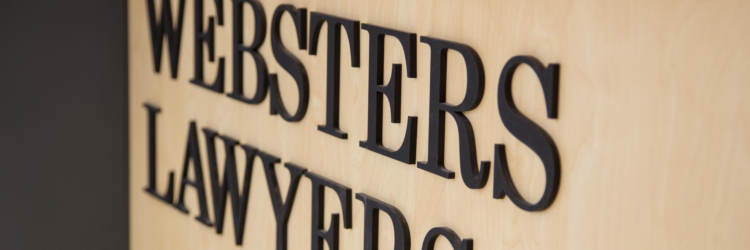 WebstersLawyers's profile banner image