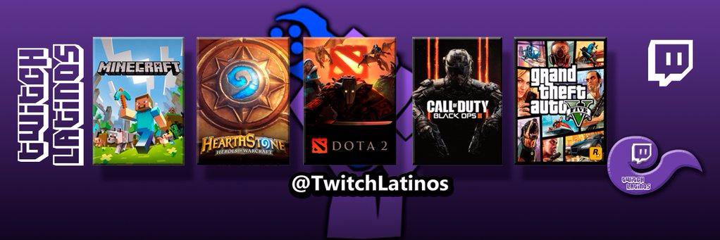 Twitch Latinos banner