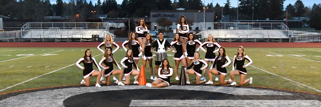 Gladstone HS Cheer banner